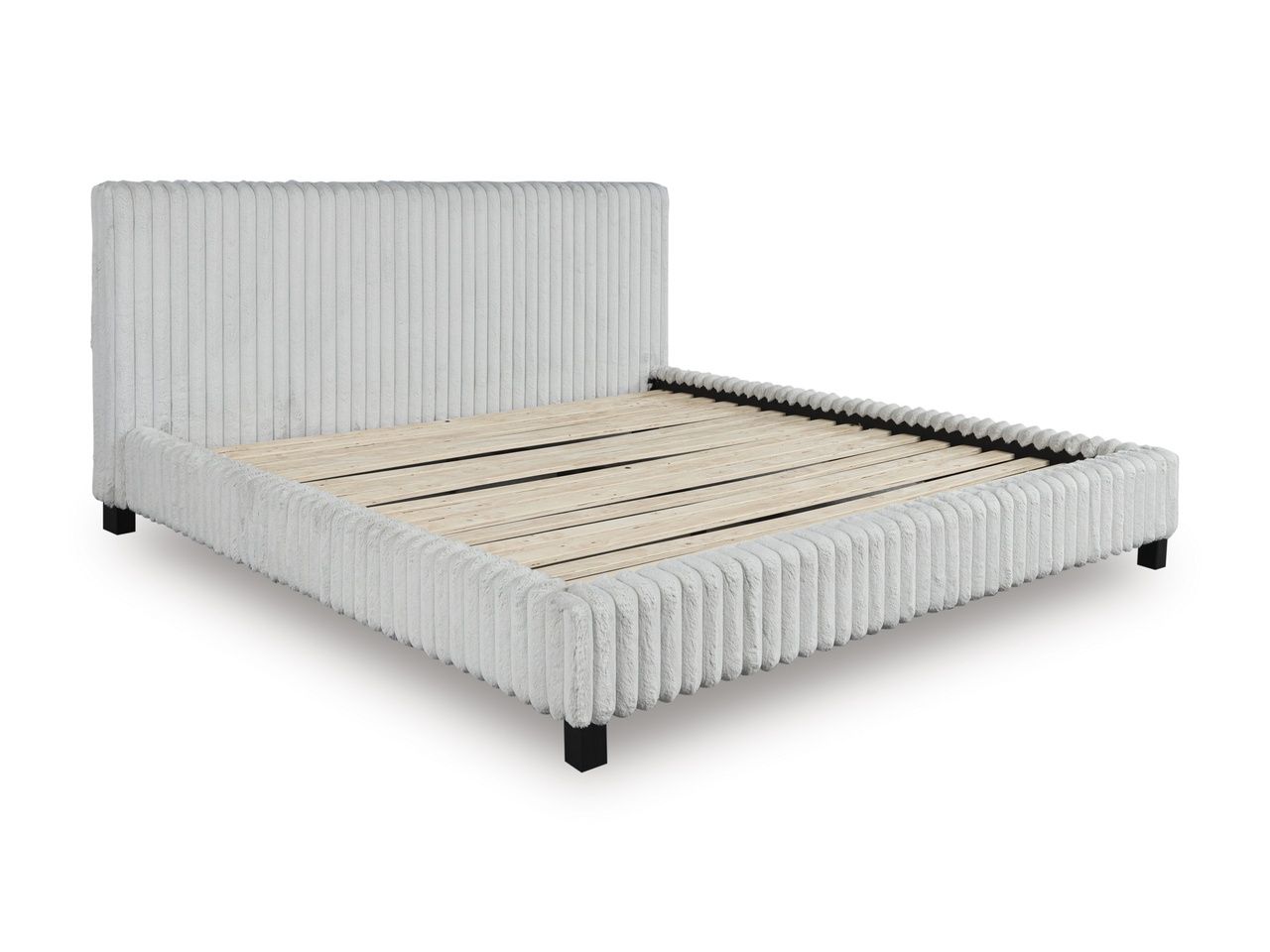 Ravalori Queen Upholstered Bed In White NCB3381B11