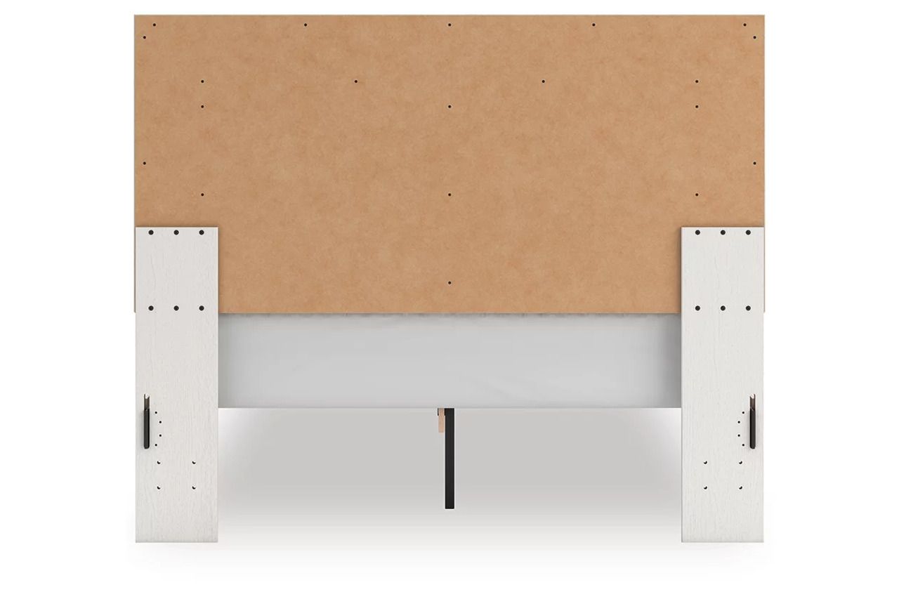 Ravalori Queen Upholstered Panel Bed In White NCB3381B2