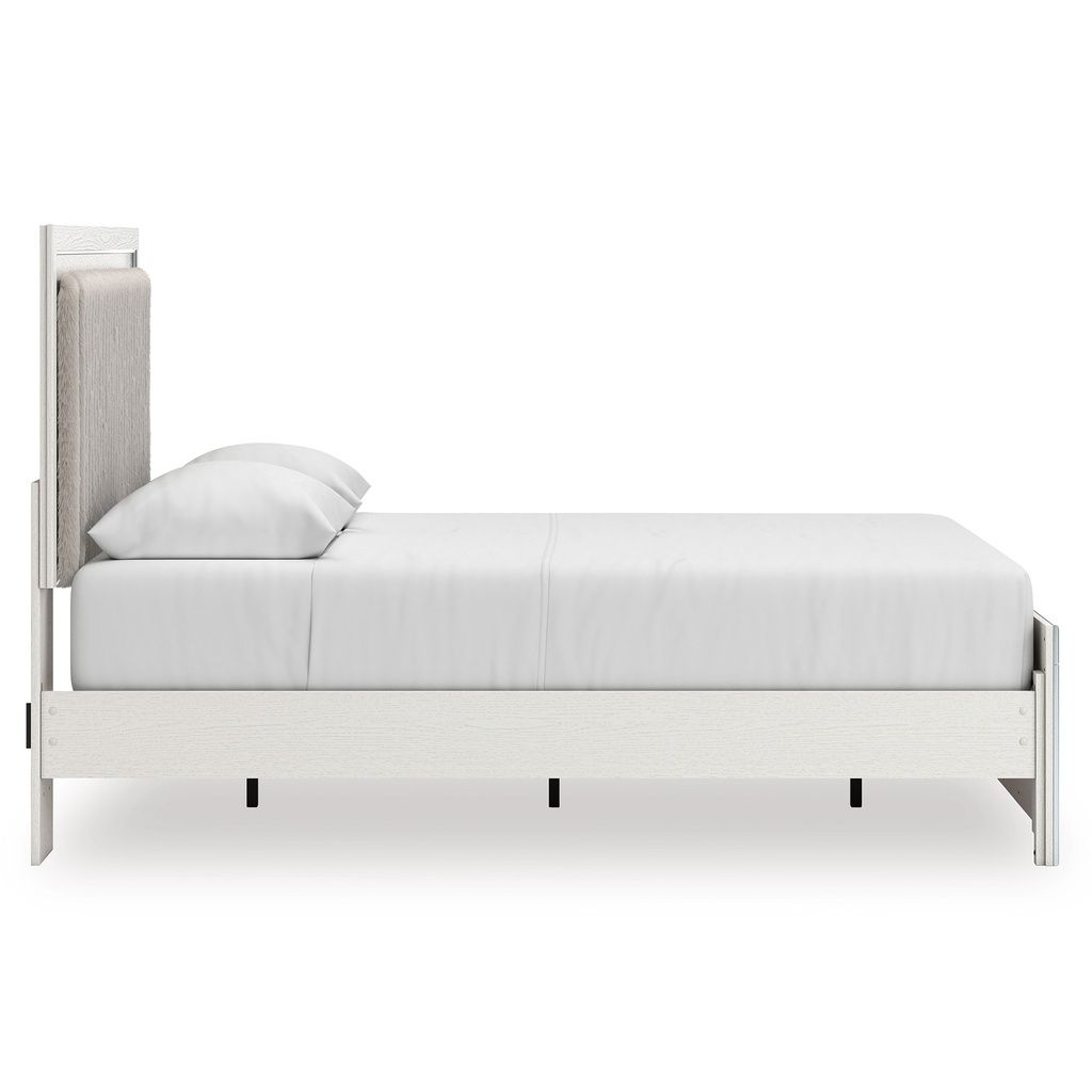 Ravalori King Upholstered Panel Bed In White NCB3381B8