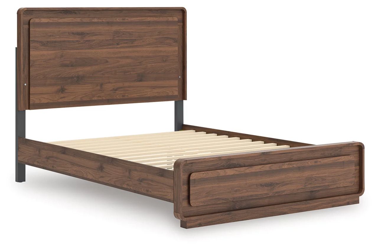 Chadworth Queen Panel Bed In Walnut Brown NCB386B2