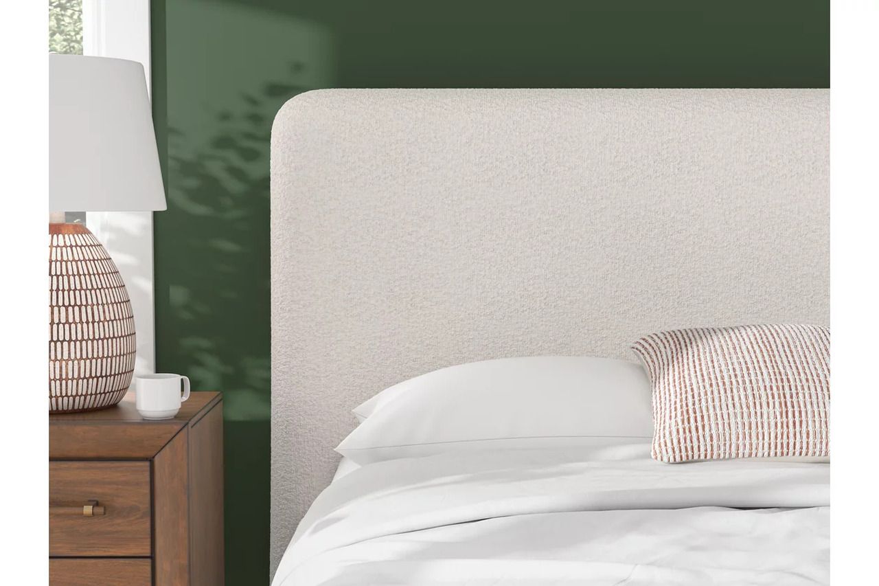 Brandinlane Queen Upholstered Bed In Beige NCB40181