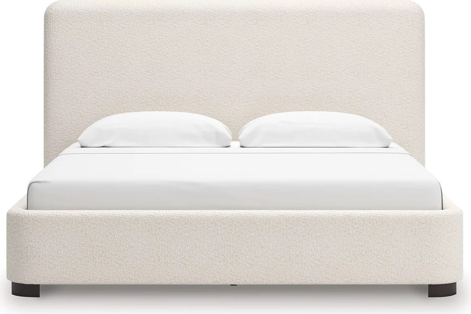 Brandinlane King Upholstered Bed In Beige NCB40182