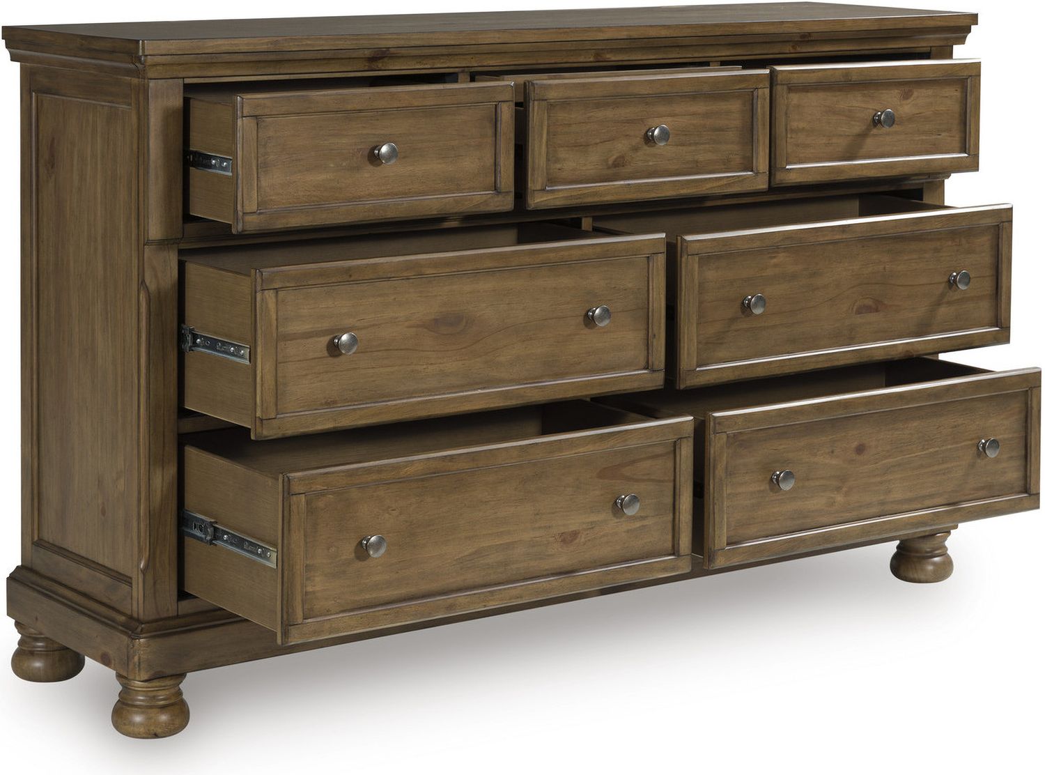Glarrison Dresser In Medium Brown NCB77931