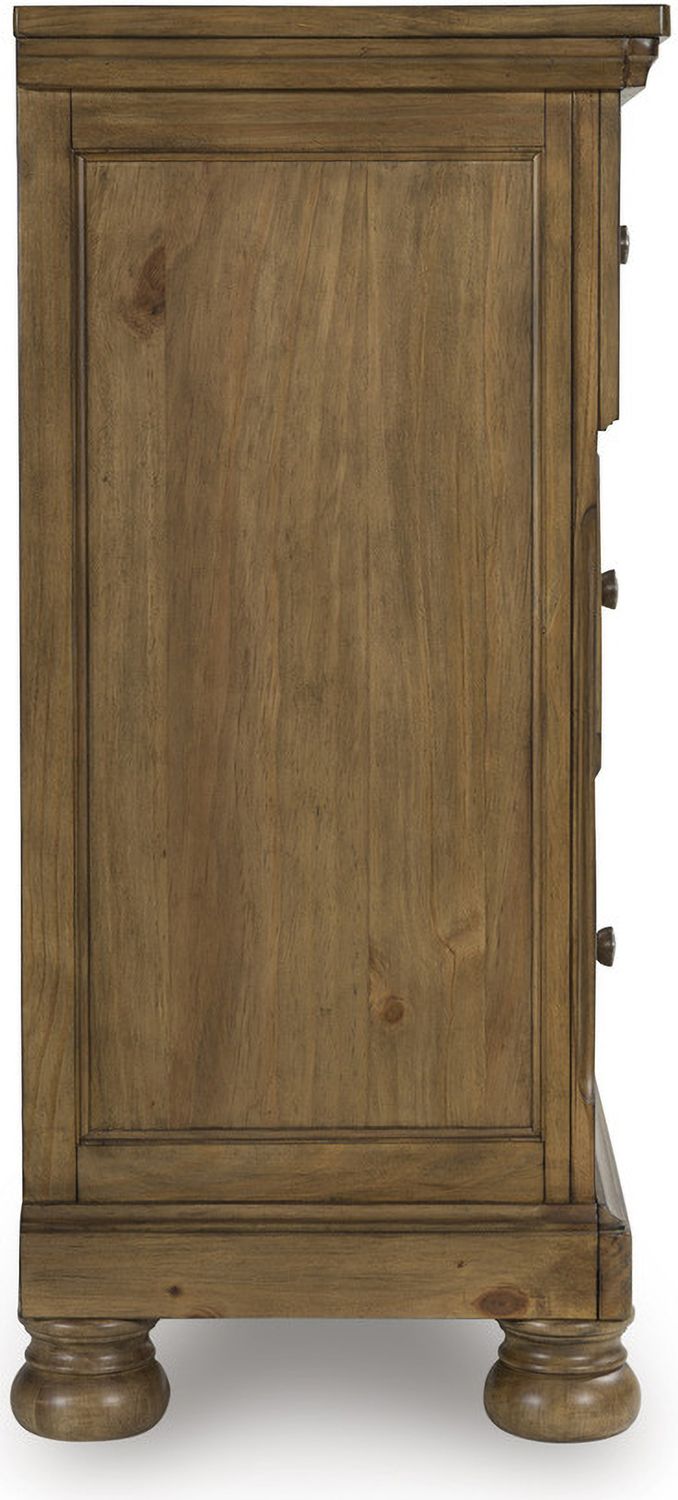Glarrison Dresser In Medium Brown NCB77931