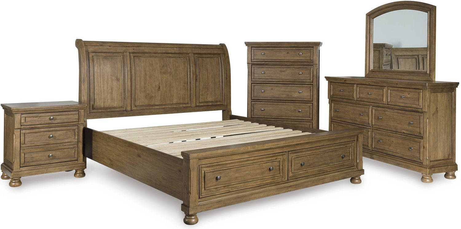 Glarrison Dresser In Medium Brown NCB77931
