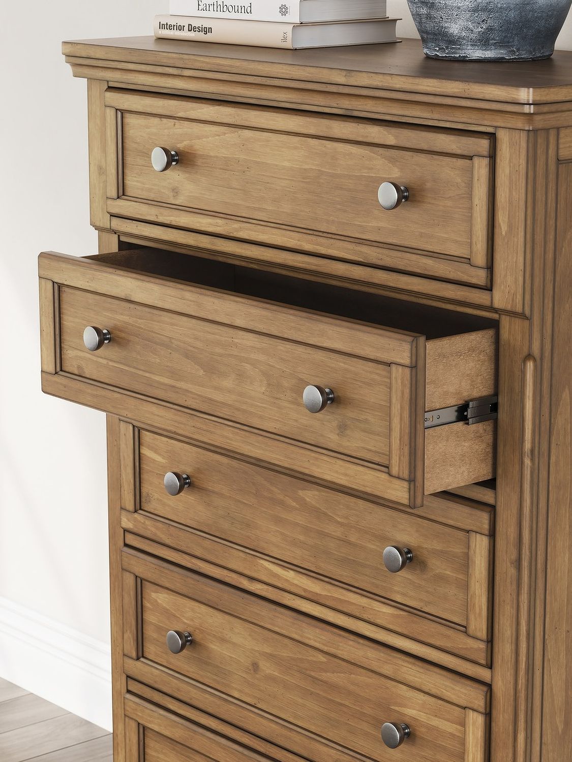 Glarrison Chest of Drawers In Medium Brown NCB77946