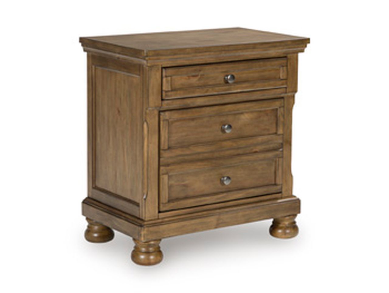 Glarrison Nightstand In Medium Brown NCB77992