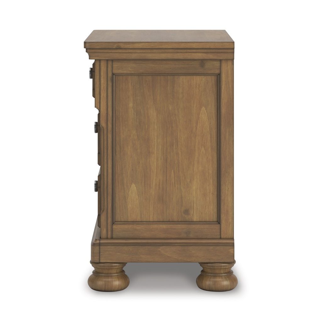 Glarrison Nightstand In Medium Brown NCB77992
