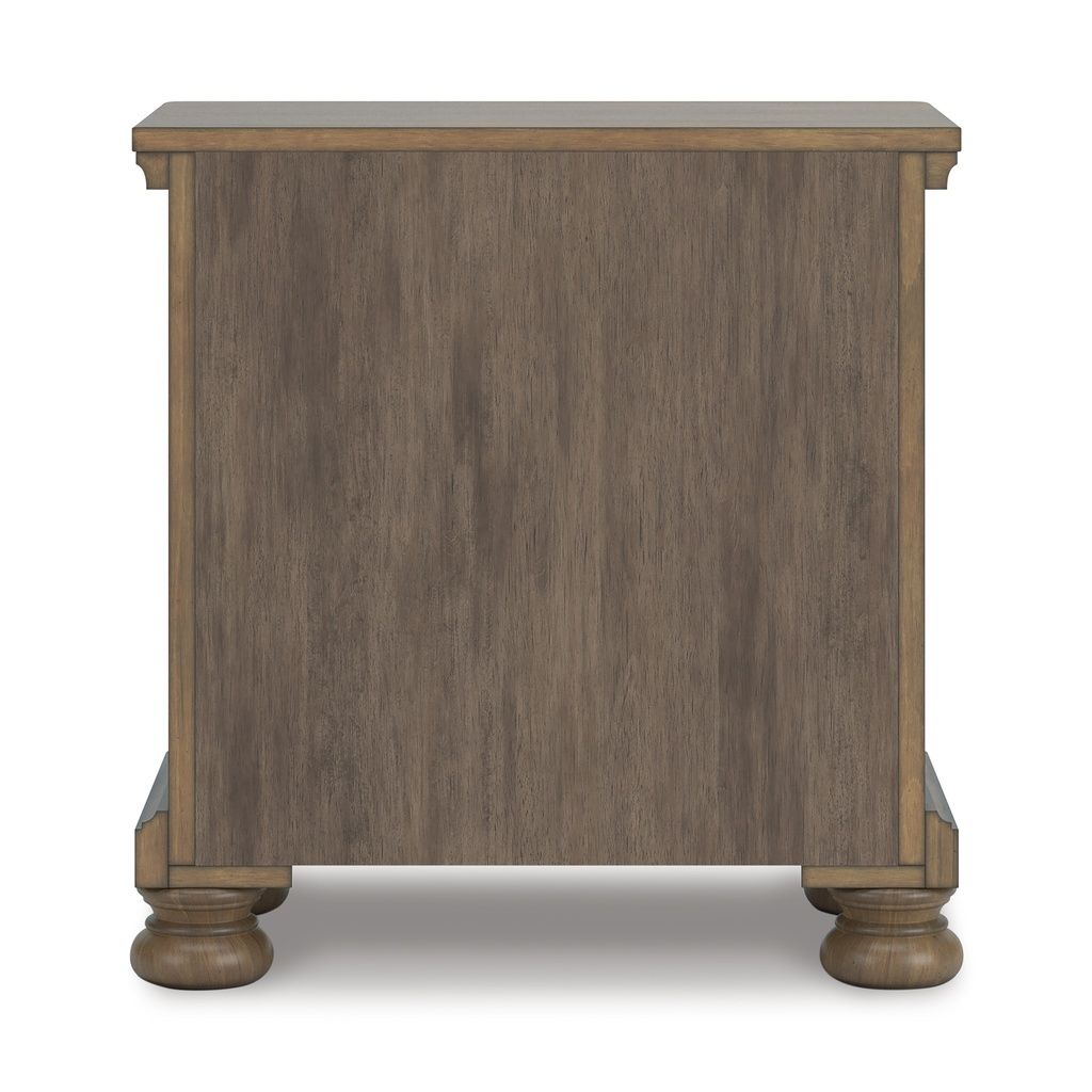 Glarrison Nightstand In Medium Brown NCB77992