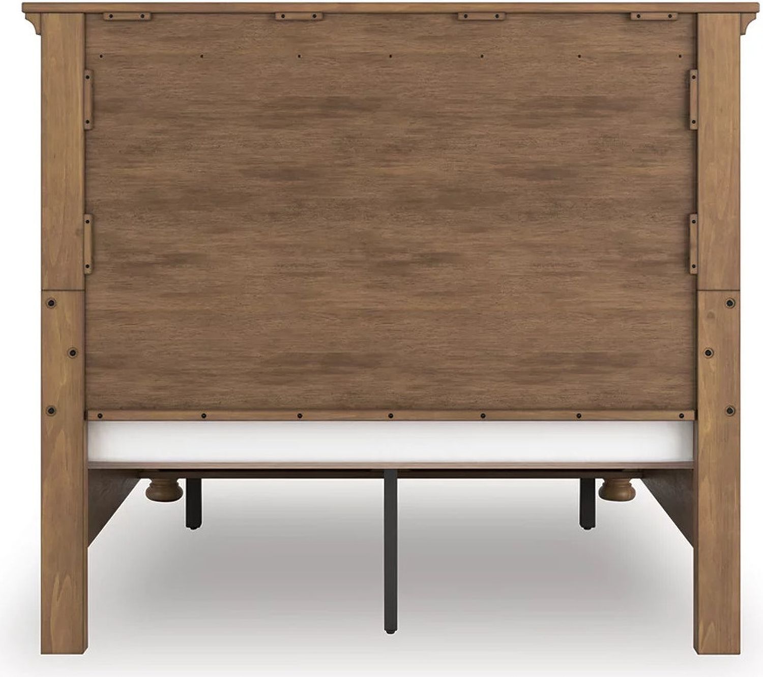 Glarrison Queen Panel Storage Bed In Medium Brown NCB779B11