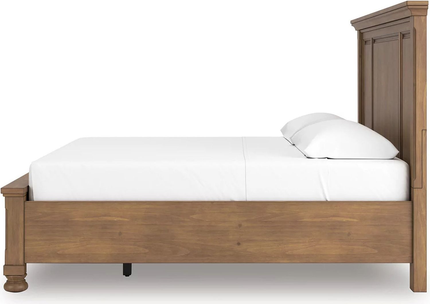 Glarrison King Panel Storage Bed In Medium Brown NCB779B12