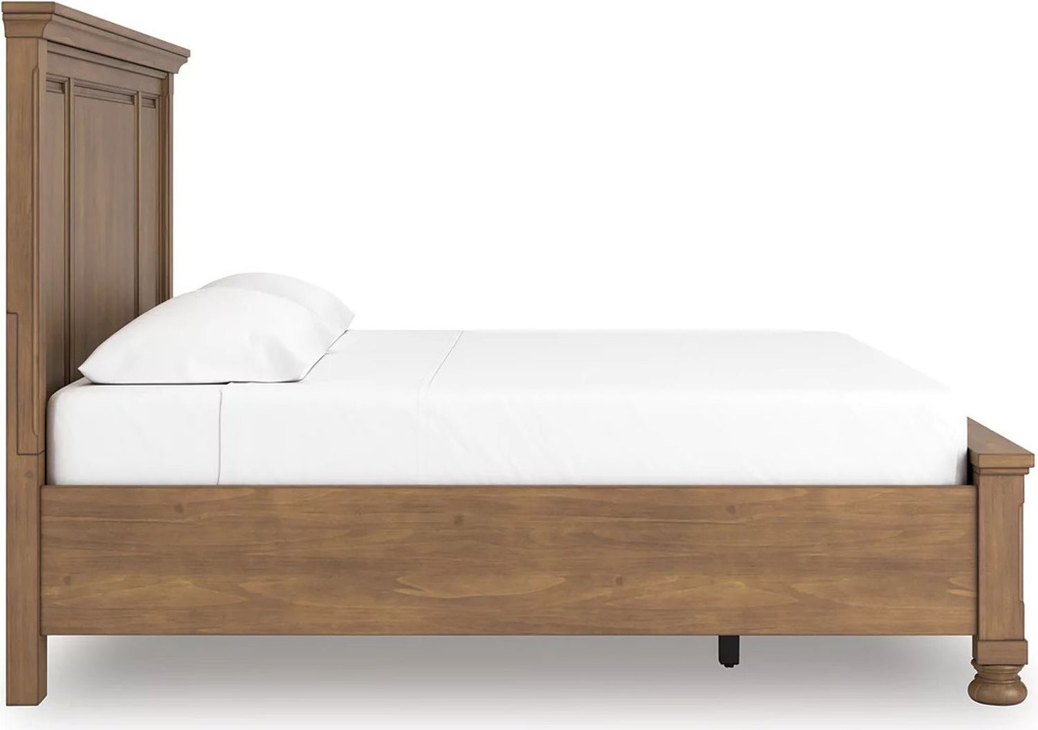 Glarrison King Panel Storage Bed In Medium Brown NCB779B12