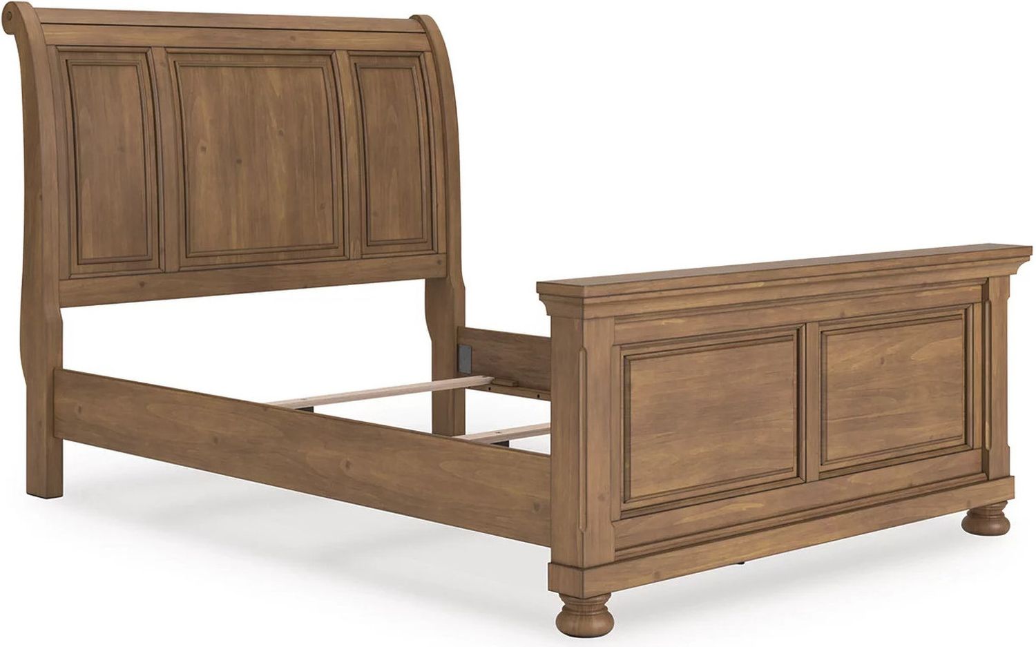 Glarrison Queen Sleigh Bed In Medium Brown NCB779B14