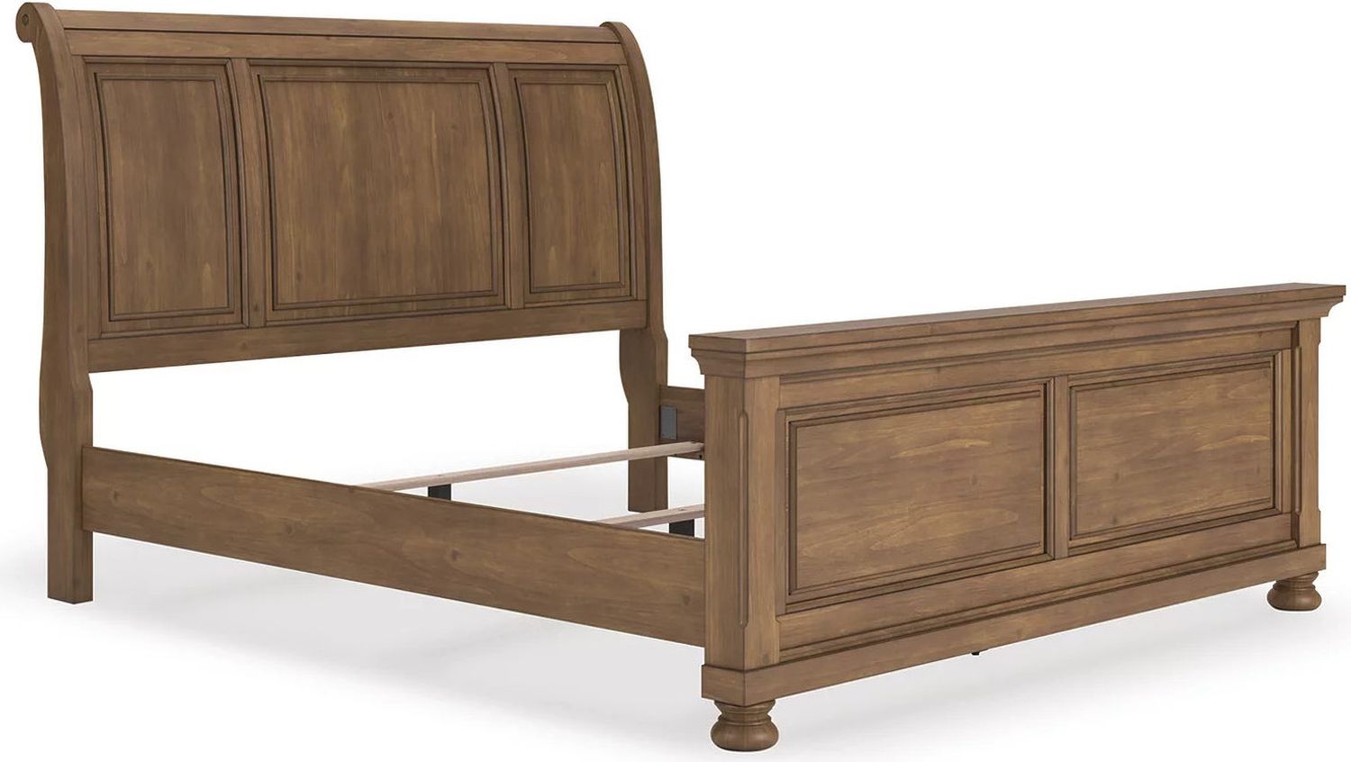 Glarrison King Sleigh Bed In Medium Brown NCB779B15