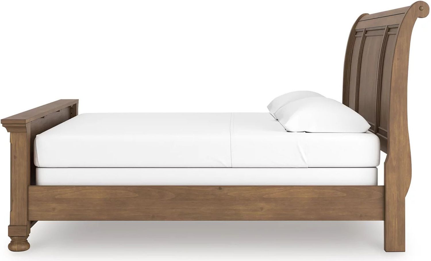 Glarrison King Sleigh Bed In Medium Brown NCB779B15