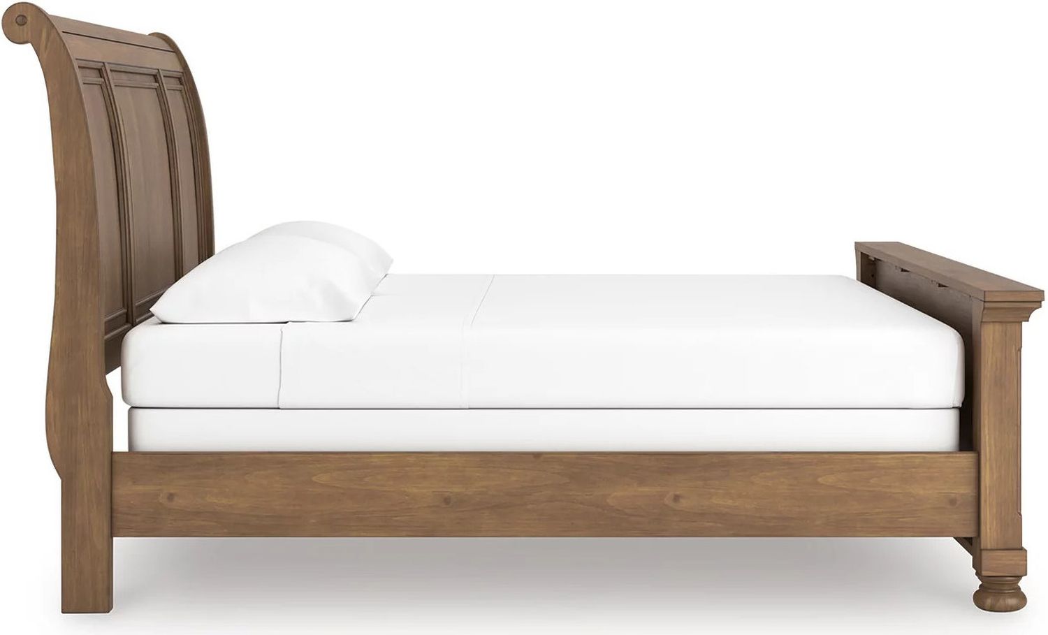 Glarrison King Sleigh Bed In Medium Brown NCB779B15