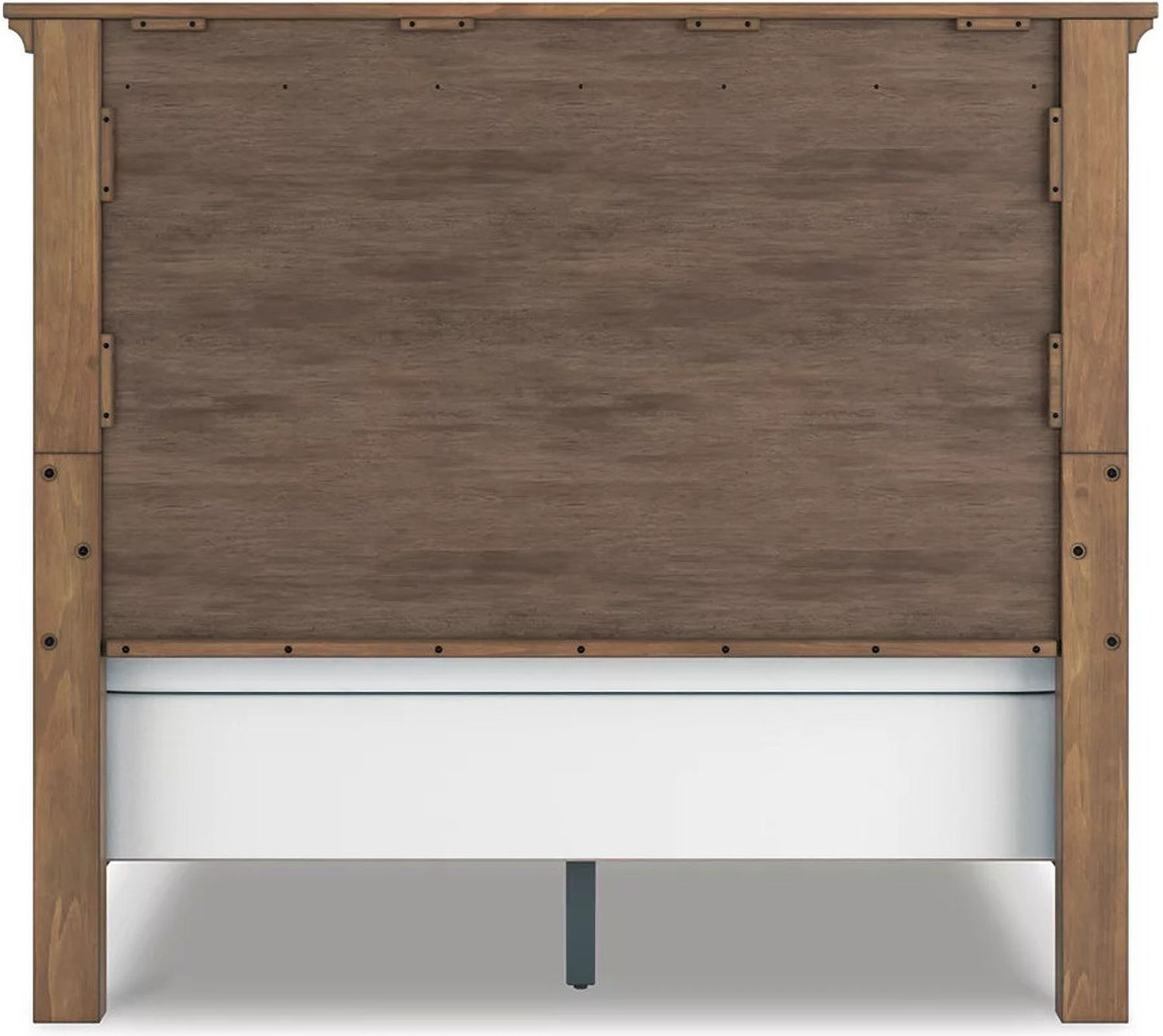 Glarrison Queen Panel Bed In Medium Brown NCB779B2