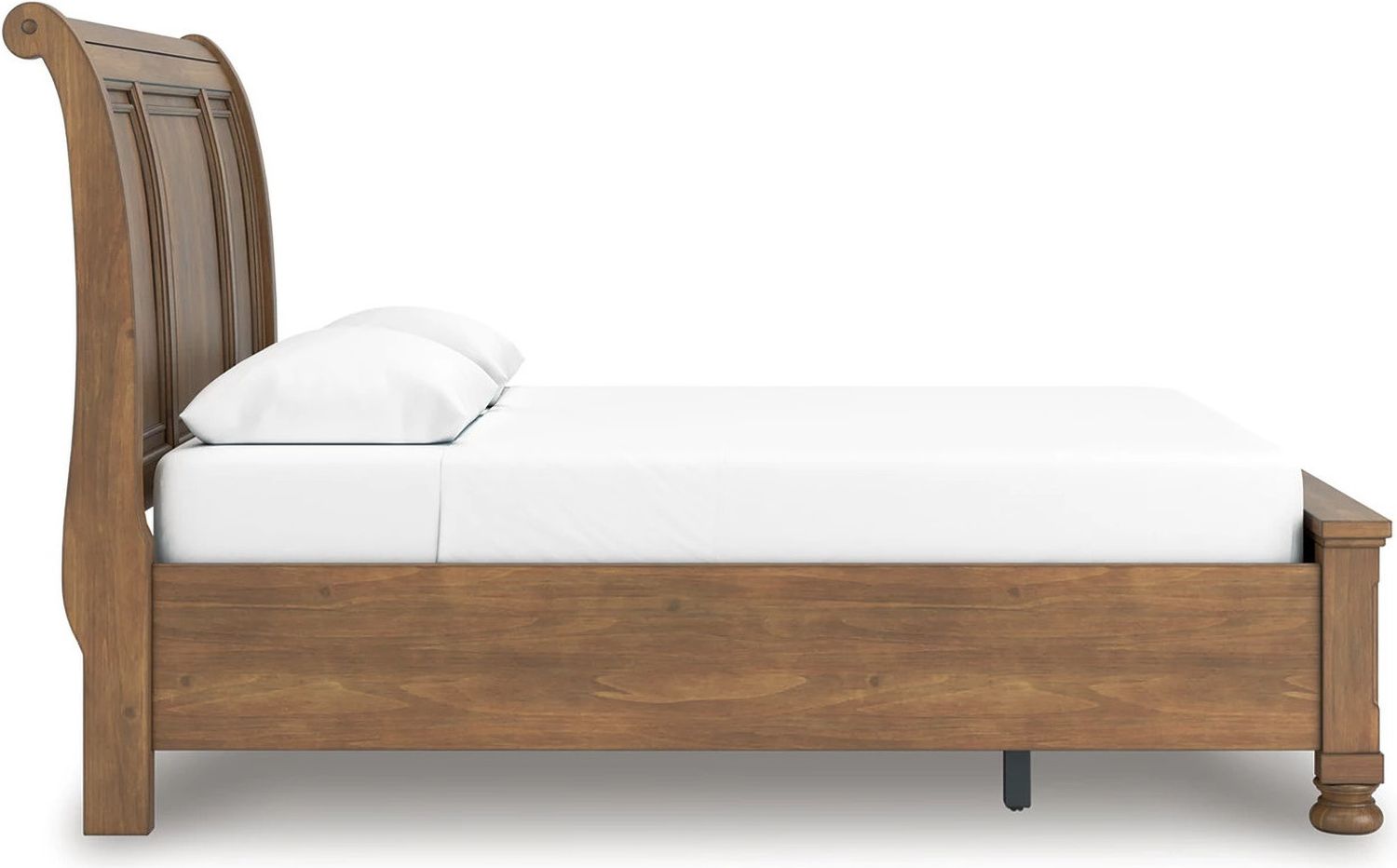 Glarrison Queen Storage Sleigh Bed In Medium Brown NCB779B4