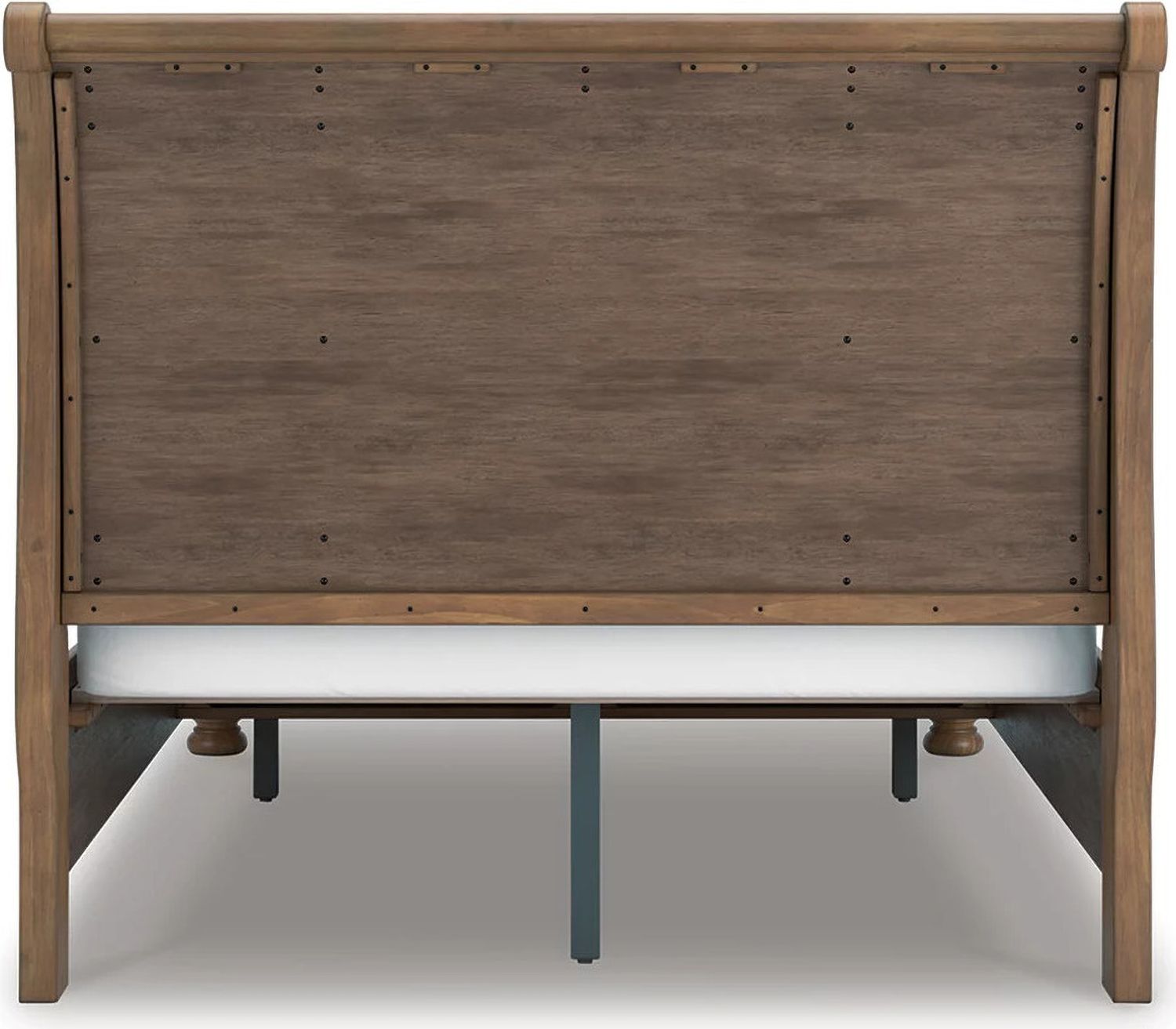 Glarrison Queen Storage Sleigh Bed In Medium Brown NCB779B4