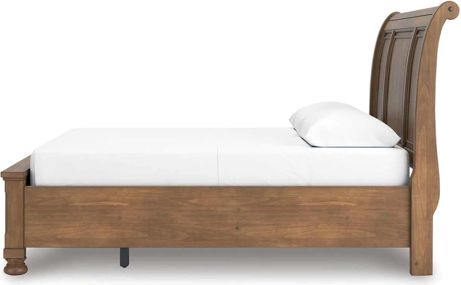 Glarrison Queen Storage Sleigh Bed In Medium Brown NCB779B4