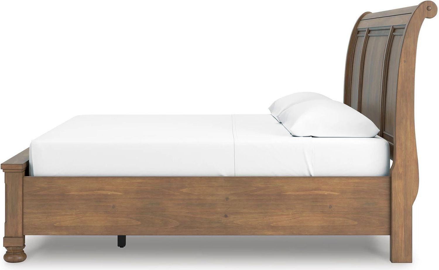 Glarrison King Storage Sleigh Bed In Medium Brown NCB779B8