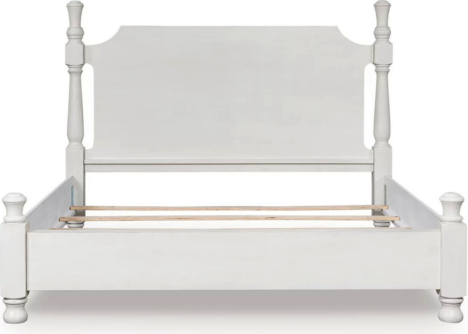 Greddinton Queen Poster Bed In Antique White NCB823B2