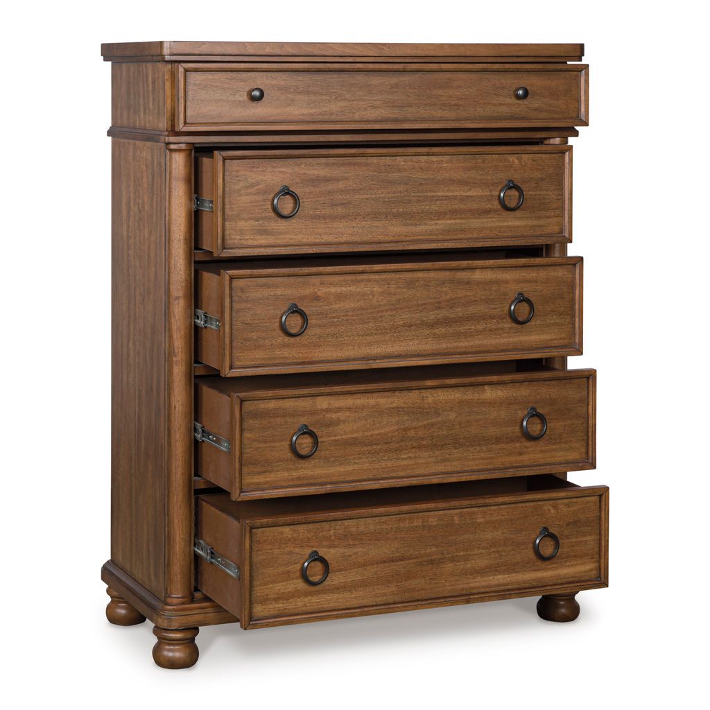 Greddinton Chest of Drawers In Brown NCB82446