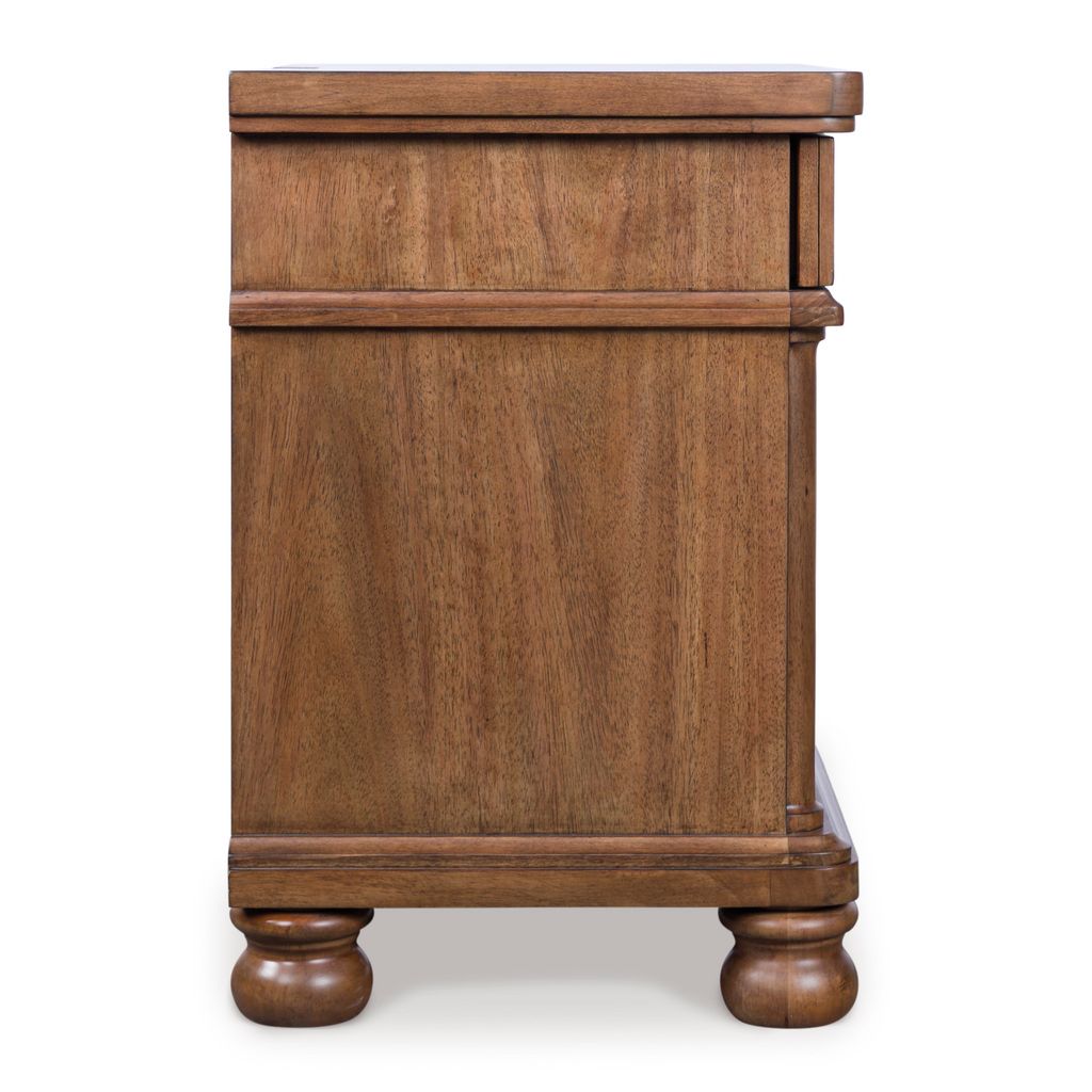 Greddinton Nightstand In Brown NCB82493