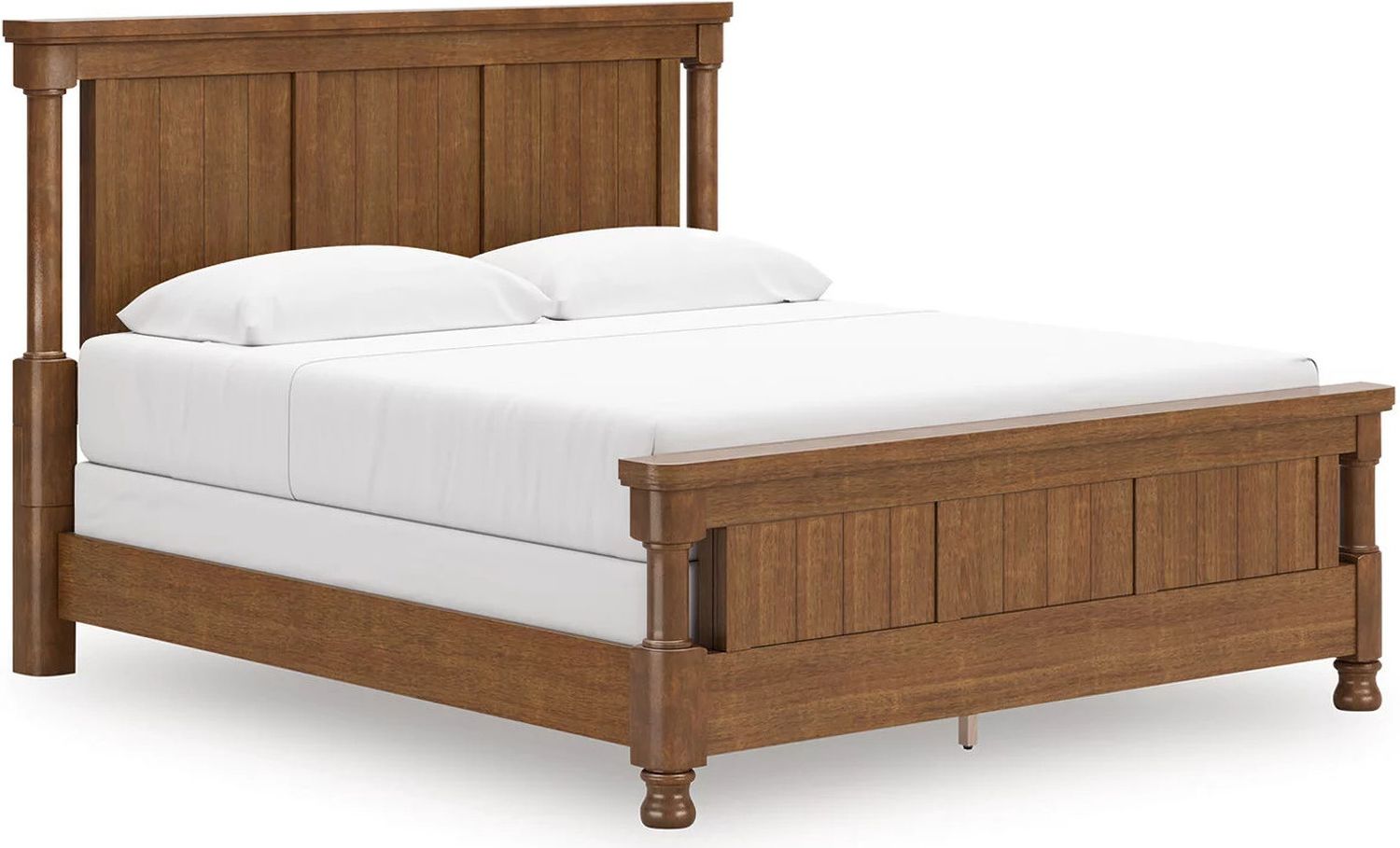 Greddinton King Poster Bed In Brown NCB824B4