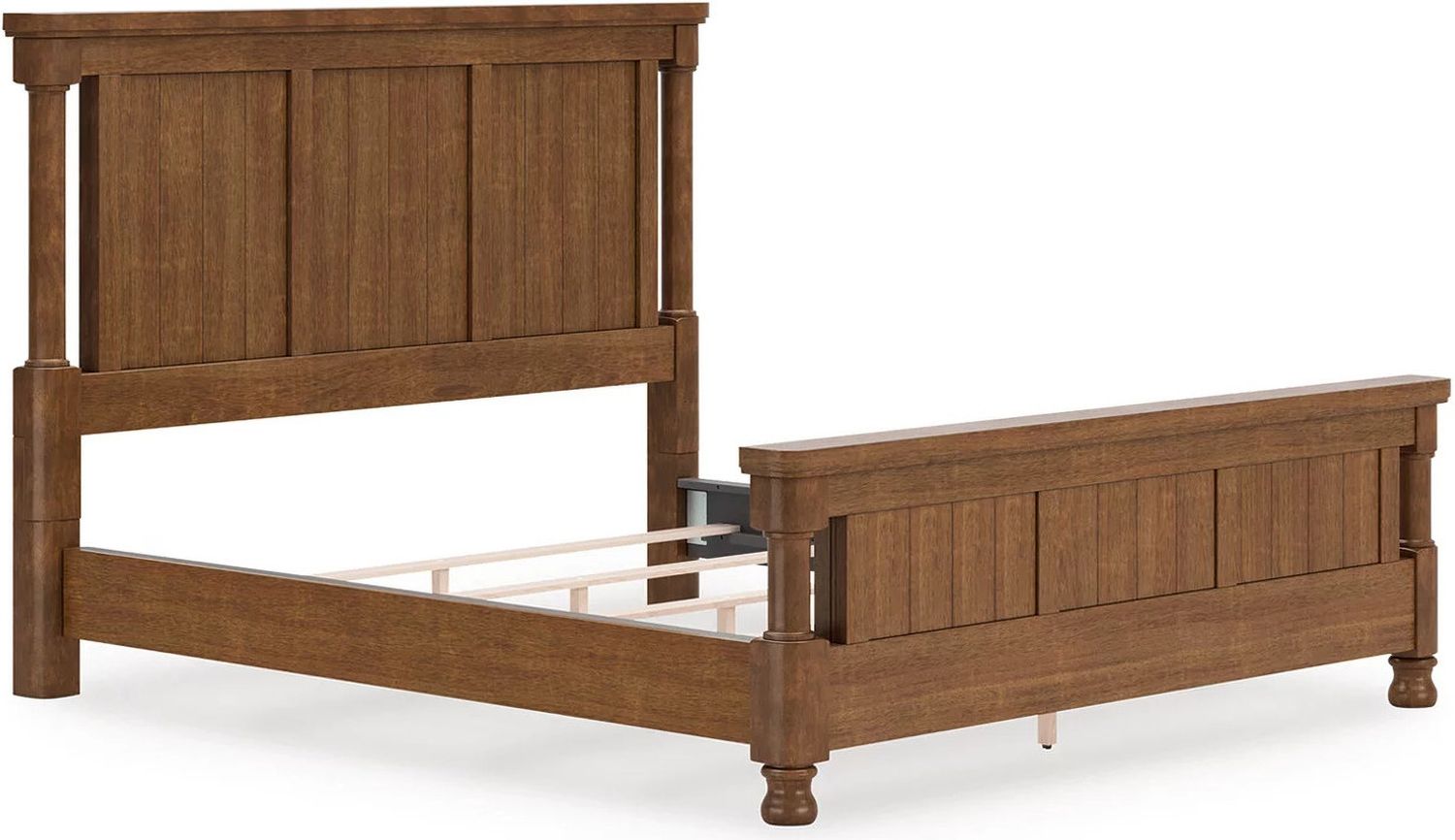 Greddinton King Poster Bed In Brown NCB824B4