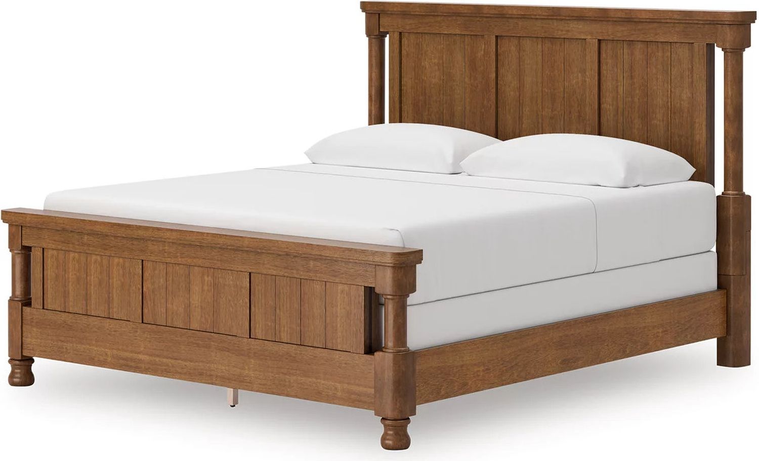 Greddinton King Poster Bed In Brown NCB824B4