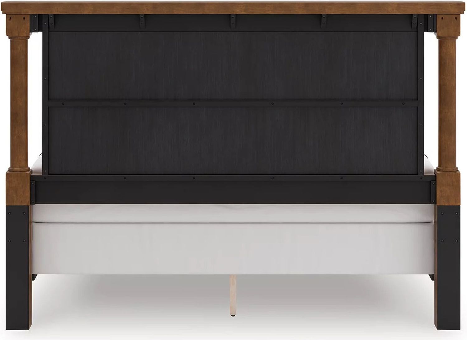 Greddinton King Poster Bed In Brown NCB824B4