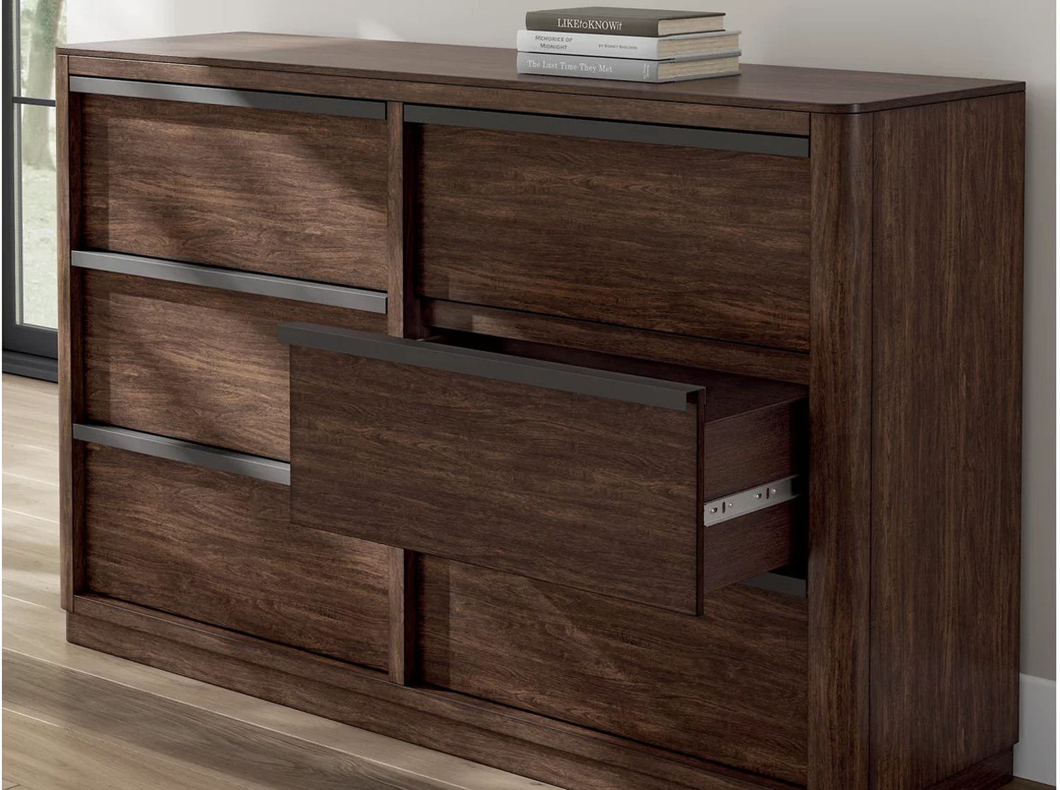 Yingden Dresser In Dark Brown NCB85731