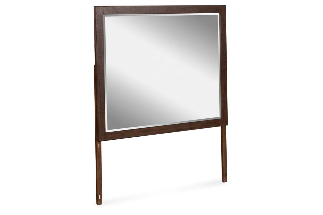 Yingden Bedroom Mirror In Dark Brown NCB85736