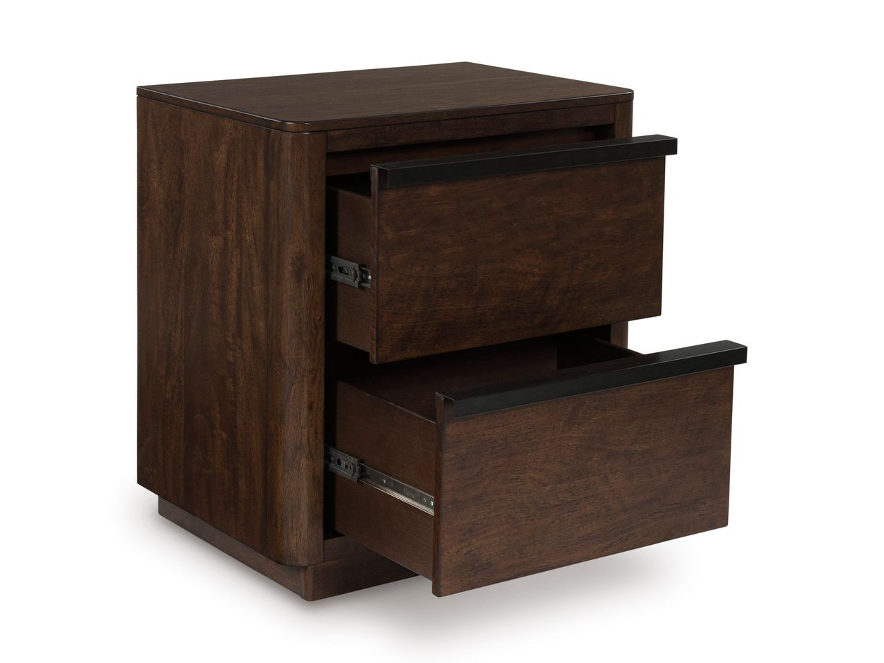 Yingden Nightstand In Dark Brown NCB85792