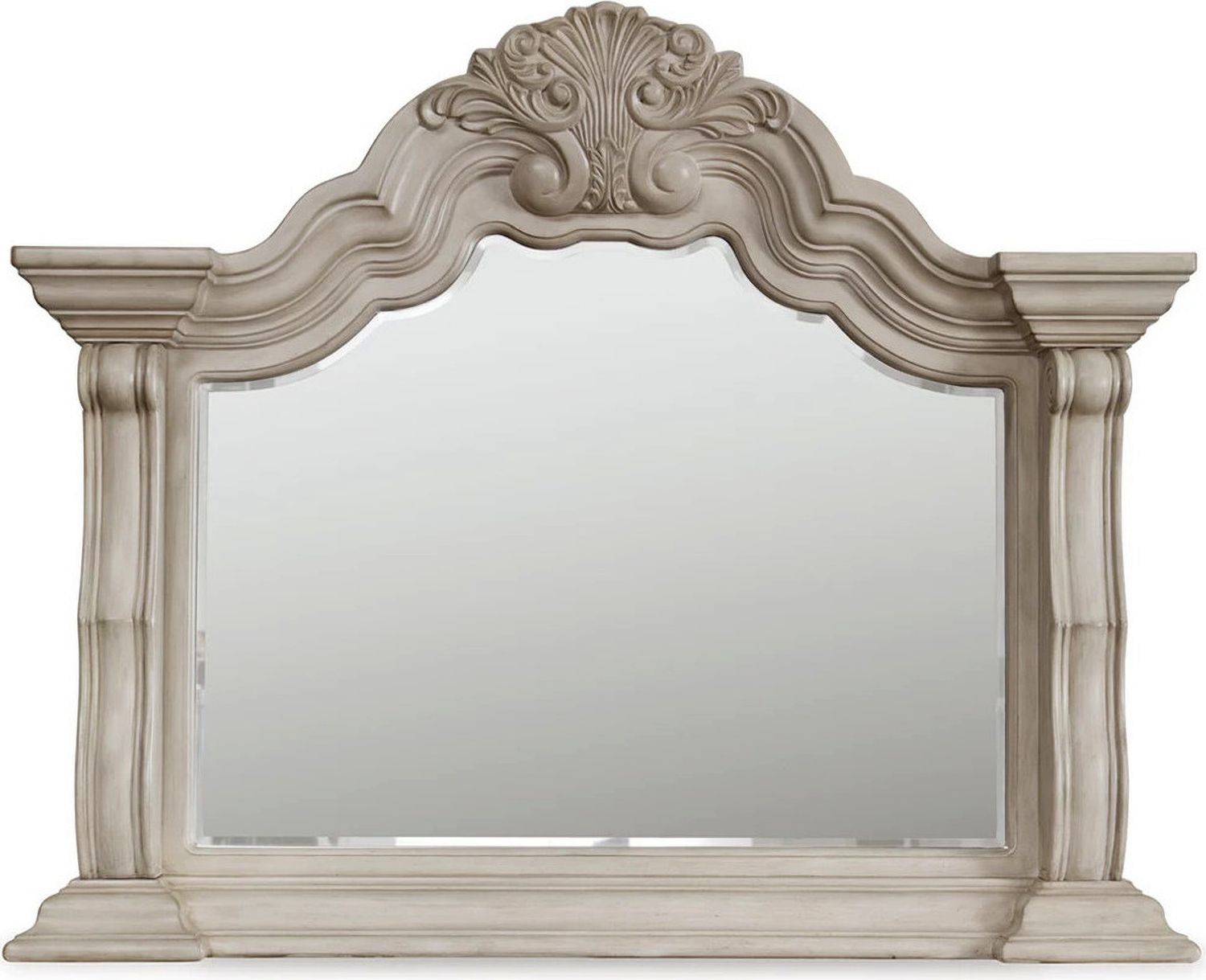 Valleymont Bedroom Mirror In Antique White NCB94836