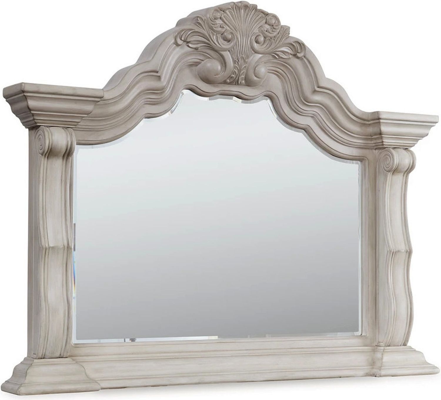 Valleymont Bedroom Mirror In Antique White NCB94836