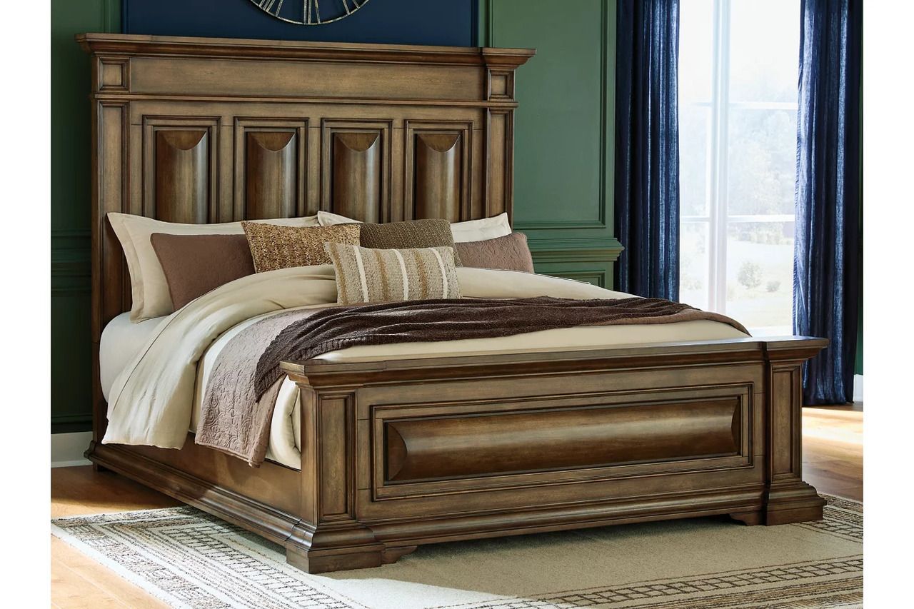 Thoridan King Panel Bed In Brown NCB949B6