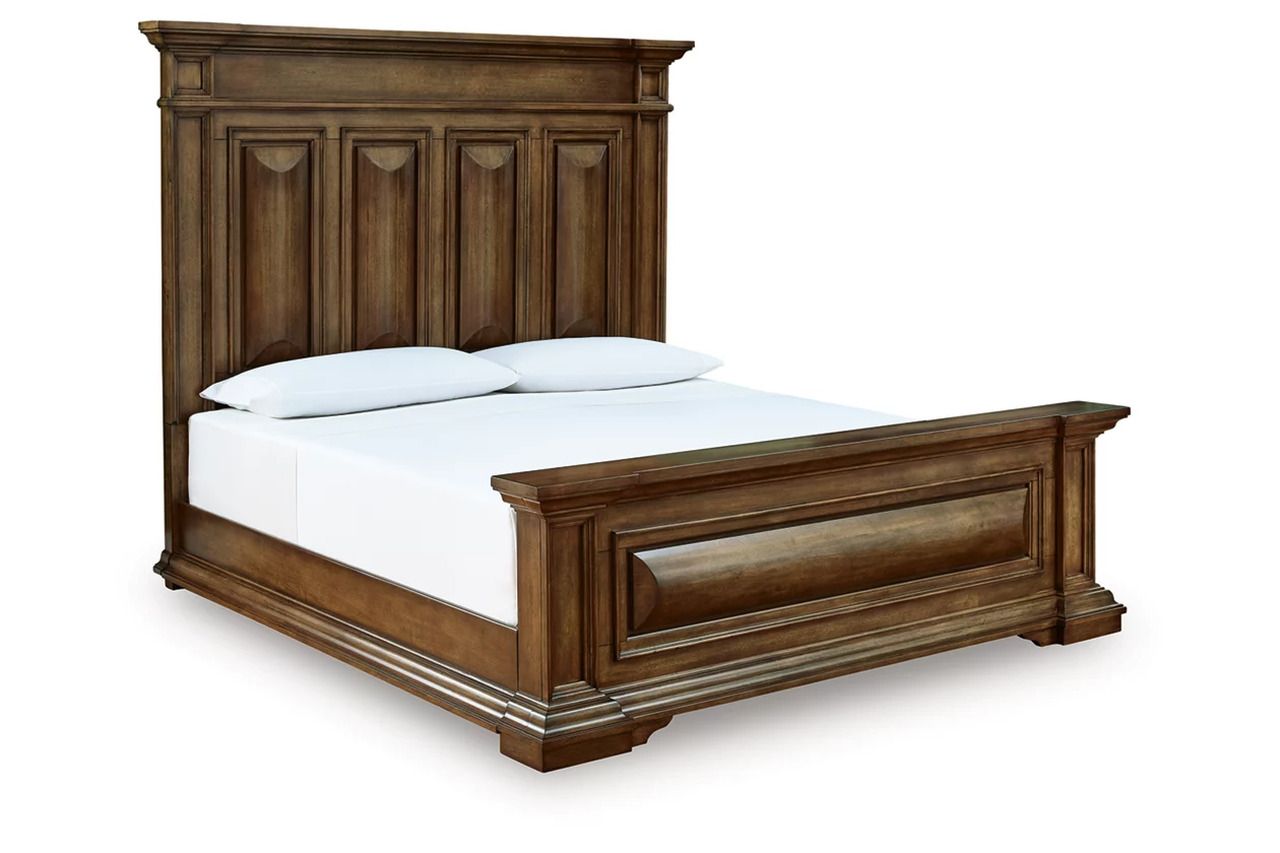 Thoridan California King Panel Bed In Brown NCB949B7