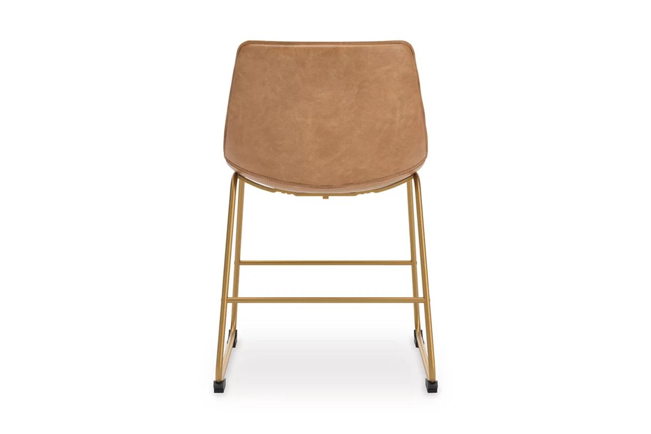 Lexadine Dining Chair Set of 2 In Toast and Gold NCD37303