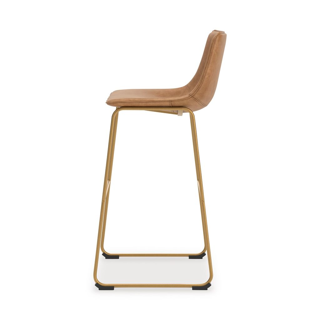 Lexadine Bar Height Barstool Set of 2 In Toast and Gold NCD373330