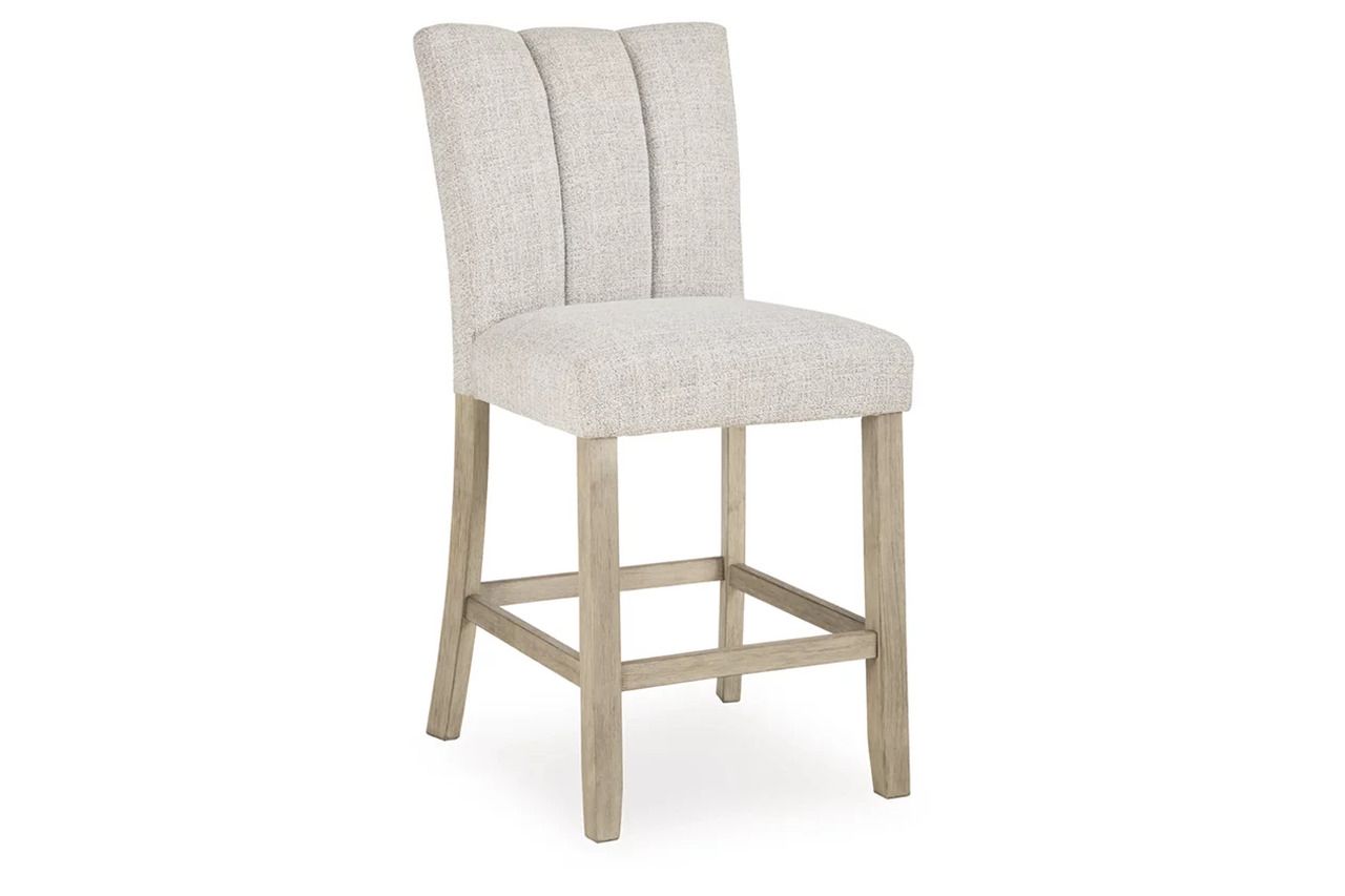 Grallegen Counter Height Barstool Set of 2 In Bisque NCD575124