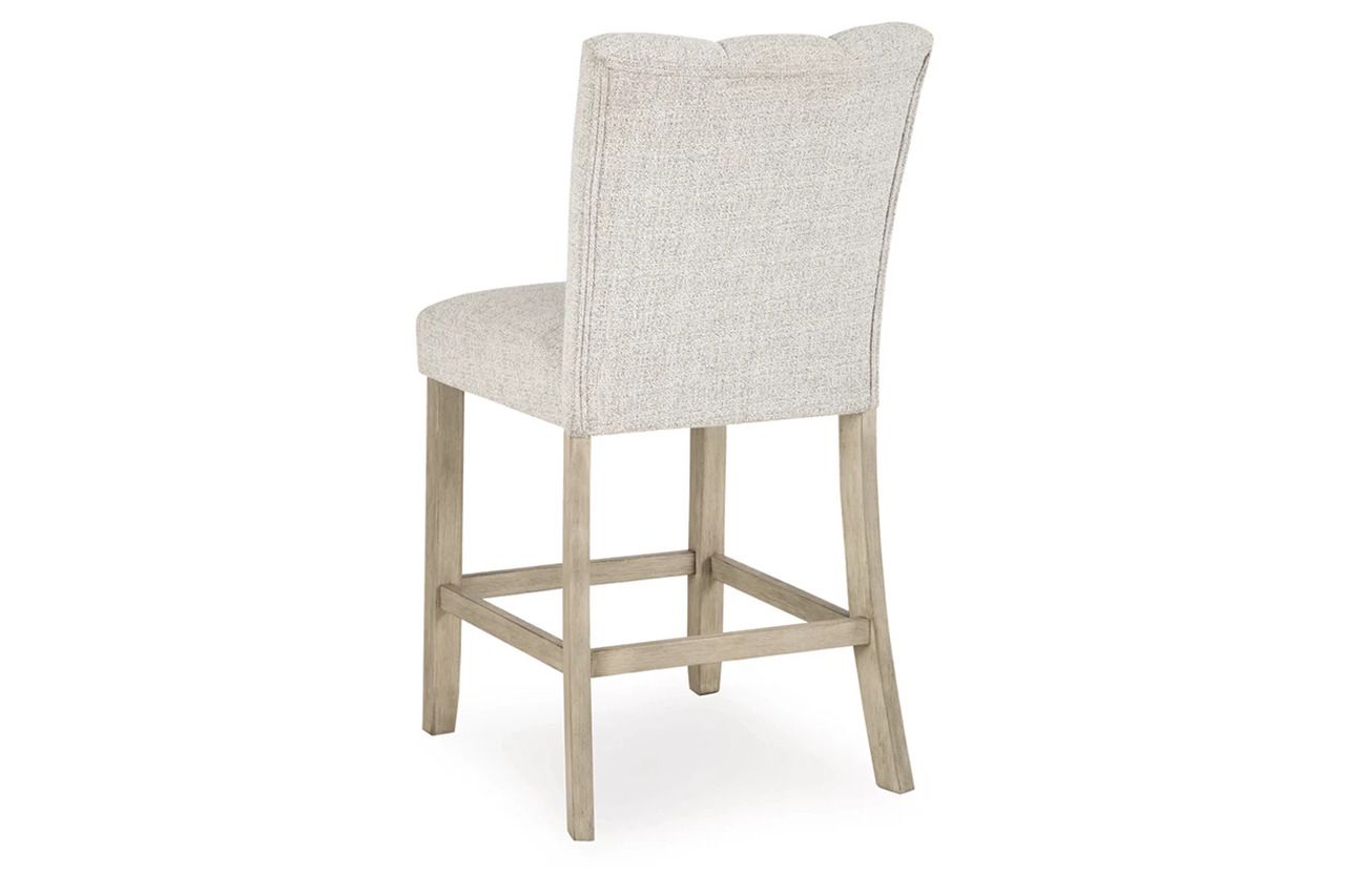 Grallegen Counter Height Barstool Set of 2 In Bisque NCD575124