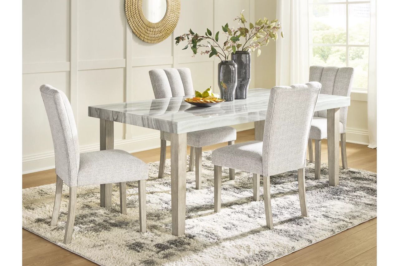 Grallegen Dining Room Set In Bisque NCD575D1