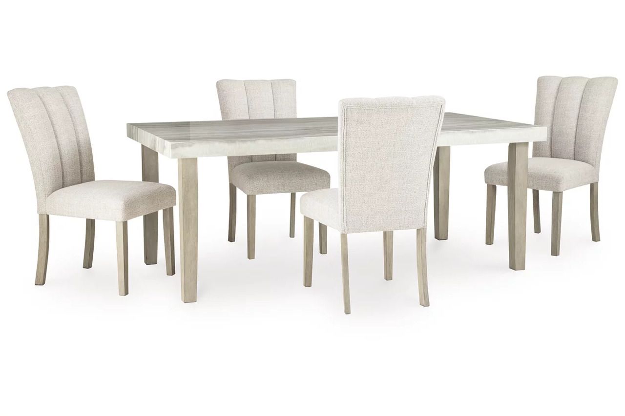 Grallegen Dining Room Set In Bisque NCD575D1
