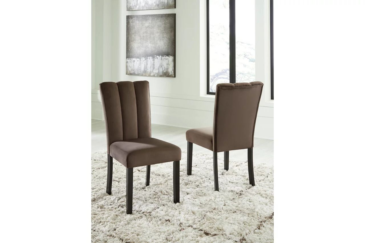 Zendalia Dining Chair Set of 2 In Mocha NCD58101