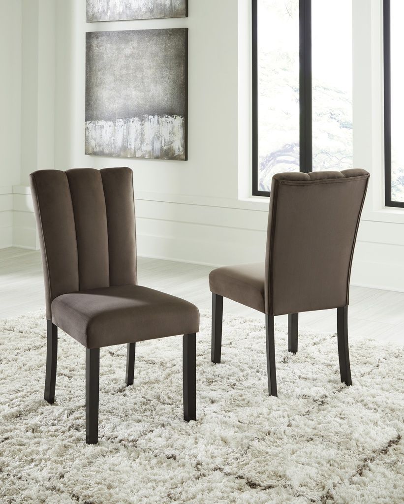 Zendalia Dining Chair Set of 2 In Mocha NCD58101