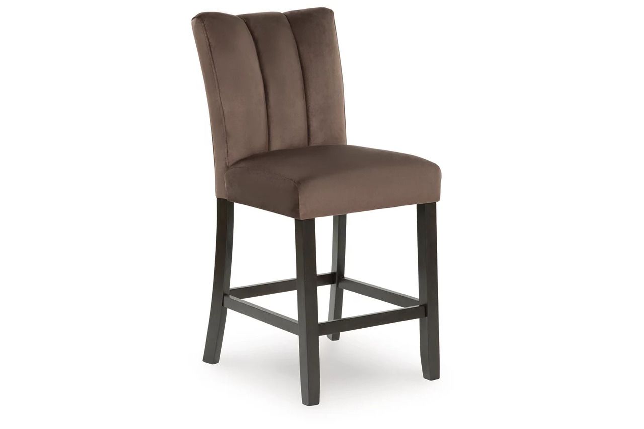 Zendalia Counter Height Barstool Set of 2 In Mocha NCD581124
