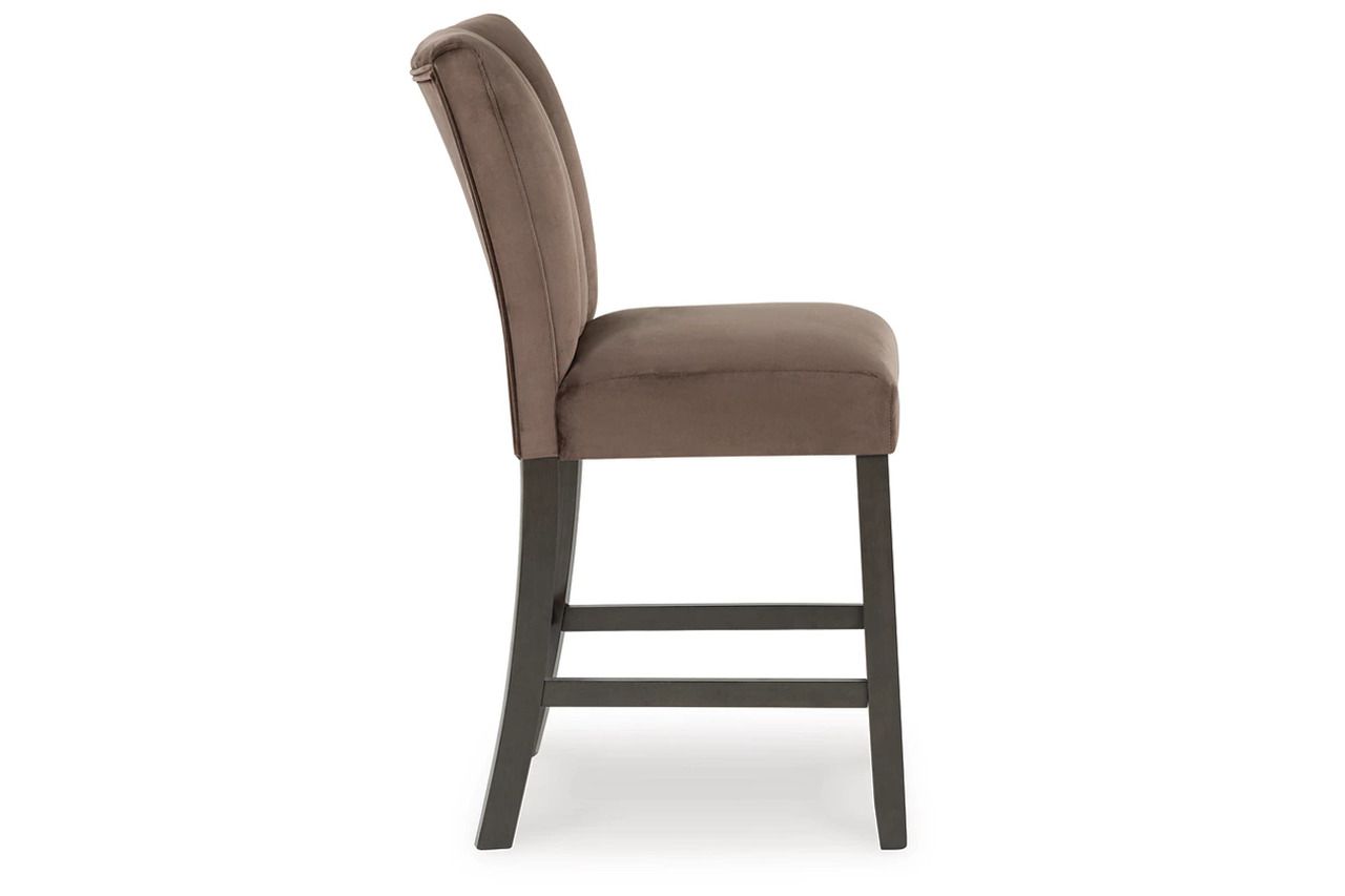 Zendalia Counter Height Barstool Set of 2 In Mocha NCD581124