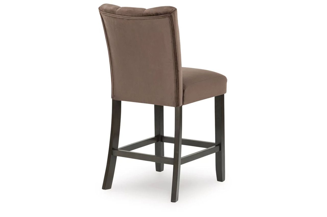 Zendalia Counter Height Barstool Set of 2 In Mocha NCD581124